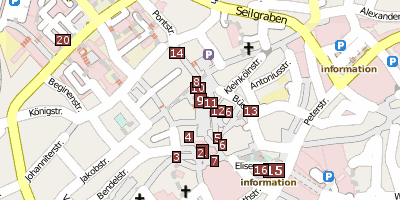 Stadtplan Aachener Rathaus Aachen