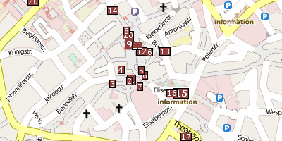 Stadtplan Puppenbrunnen