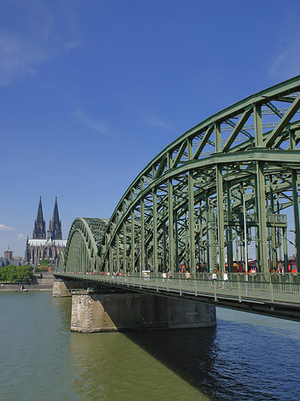 Foto Hohenzollernbrücke am Kölner Dom - Köln