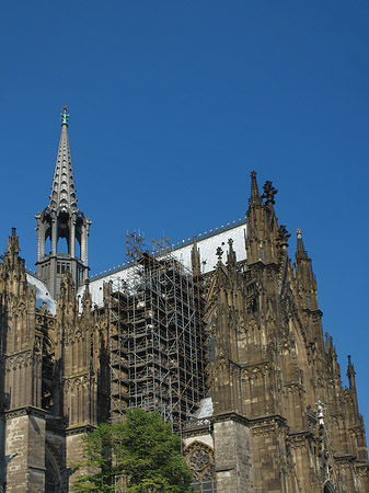 Foto Nordwestansicht des Kölner Doms