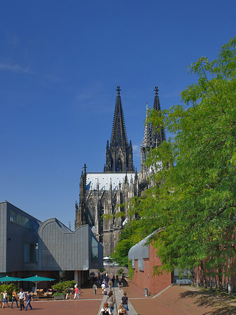 Weg zum Kölner Dom