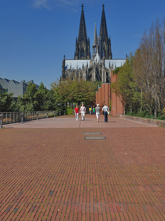 Weg zum Kölner Dom Foto 