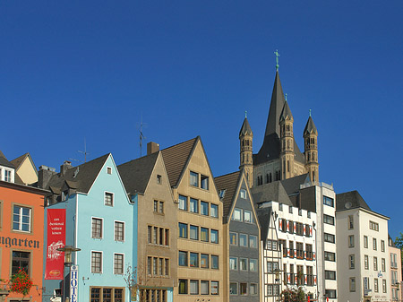 Foto Groß St Martin hinter Fischmarkt