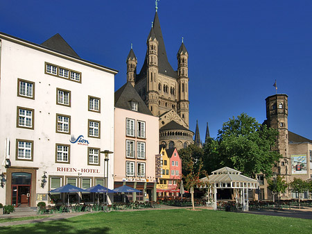 Groß St Martin hinter Fischmarkt Fotos