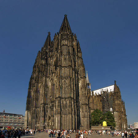 Foto Südwestfassade des Kölner Doms