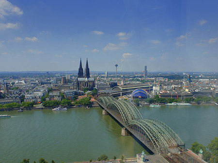 Hohenzollernbrücke und Kölner Dom Fotos